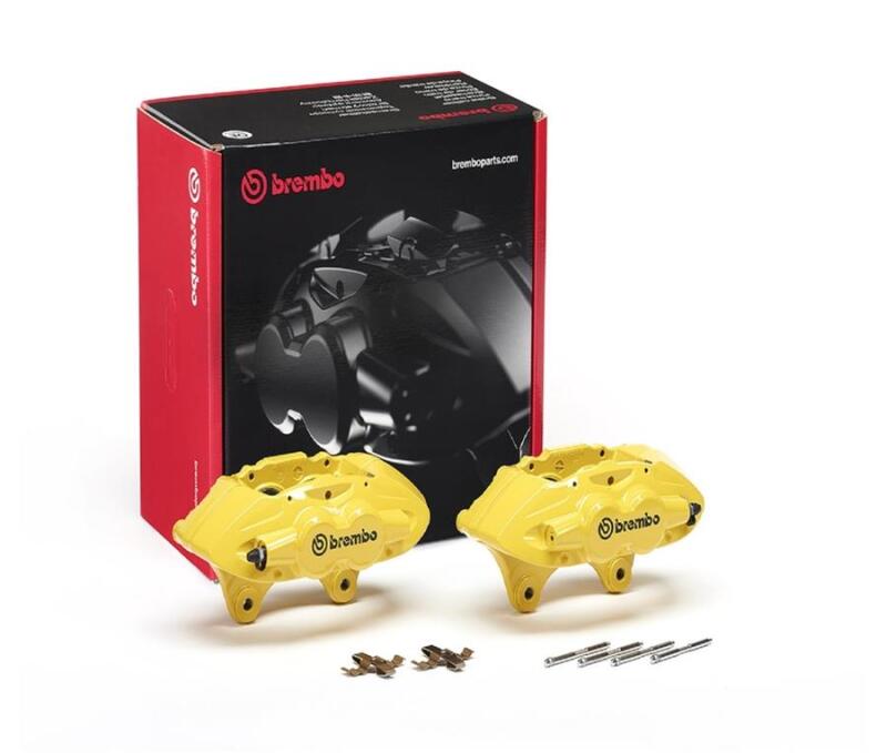 BMW M4 Brake Calipers - Front - Brembo OE - X-Style - Yellow - `15-`20